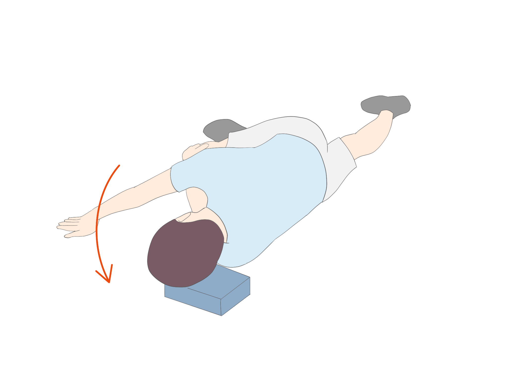 Active stretch trunk rotation arm sweep【金沢市のアルコット接骨院のパーソナルトレーニング】