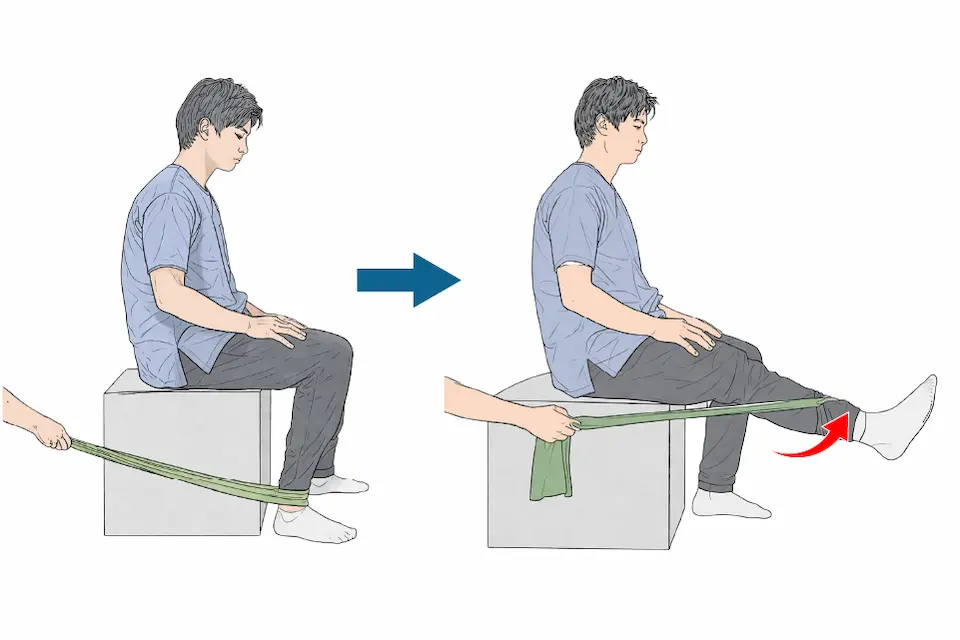 サークル３B　下肢筋出力エクササイズ② 膝の伸展