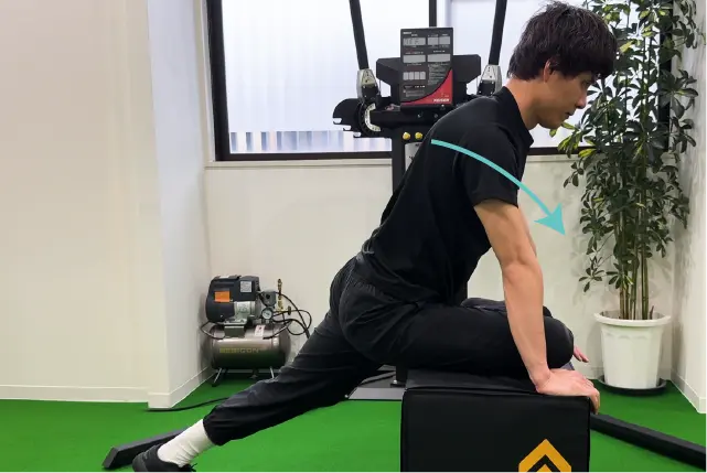 大臀筋のストレッチ