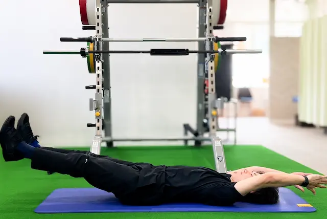 腰椎の安定性トレーニング③