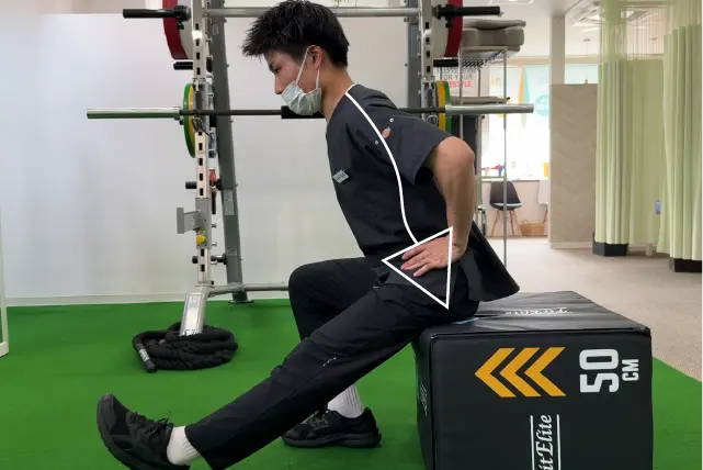 ハムストリングスのストレッチ