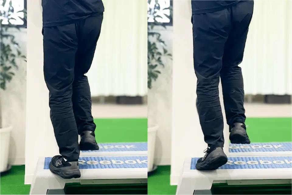 Calf Raise （足部30°外転位・垂直方向）