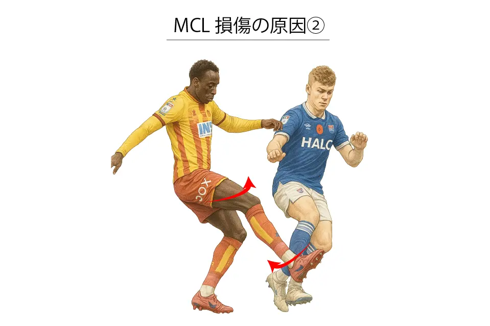 MCL損傷の原因②