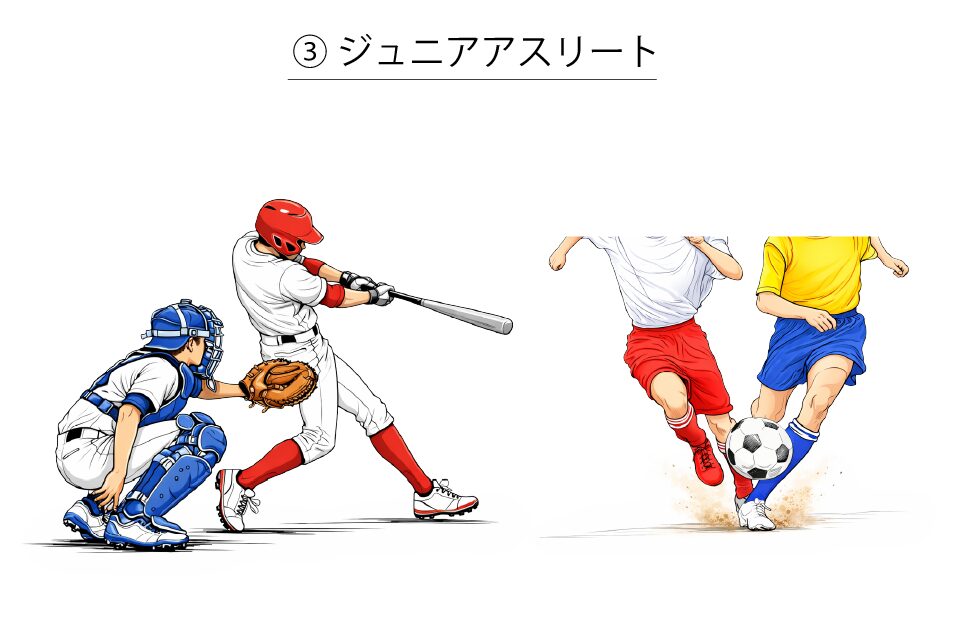 ③ ジュニアアスリート