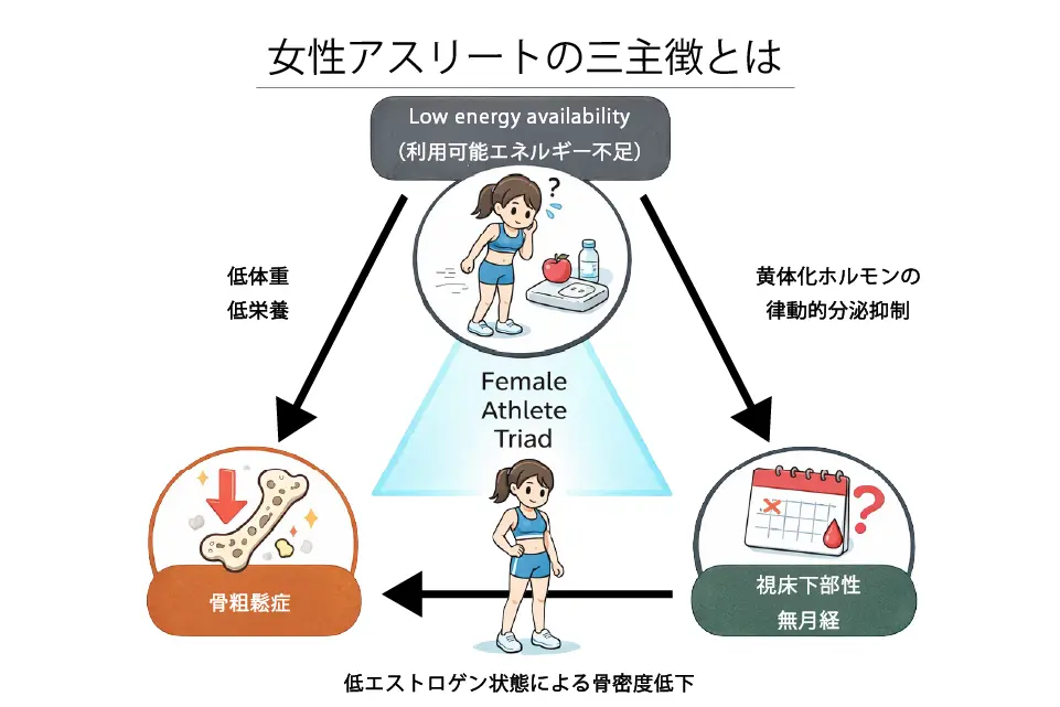 女性アスリートの三主徴とは
