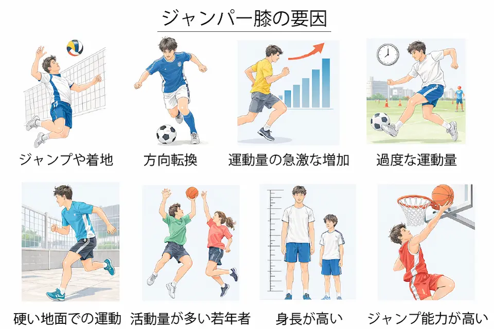 ジャンパー膝の要因