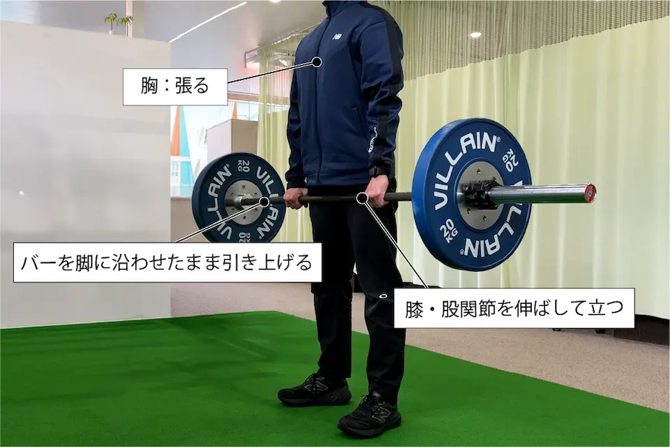 デッドリフト（挙上）