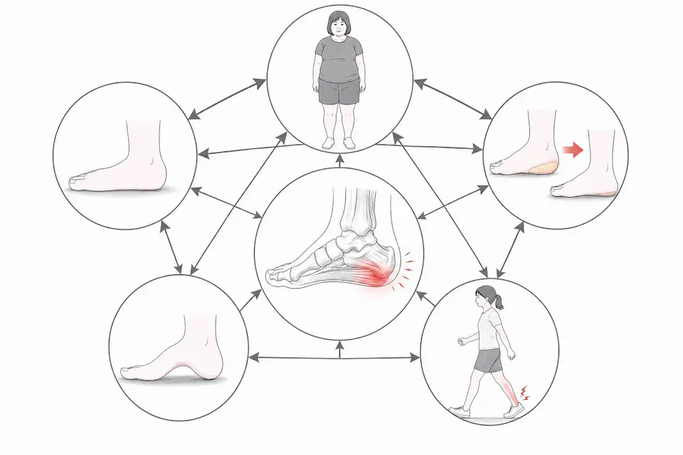 足底腱膜炎の内的要因