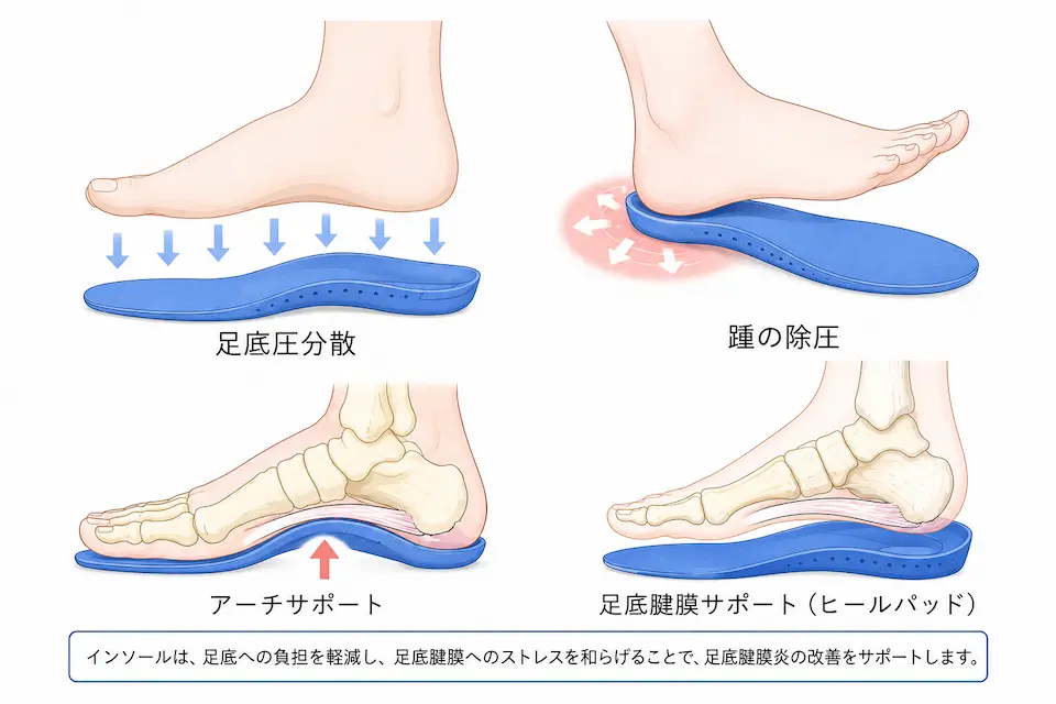 足底腱膜炎に対するインソール
