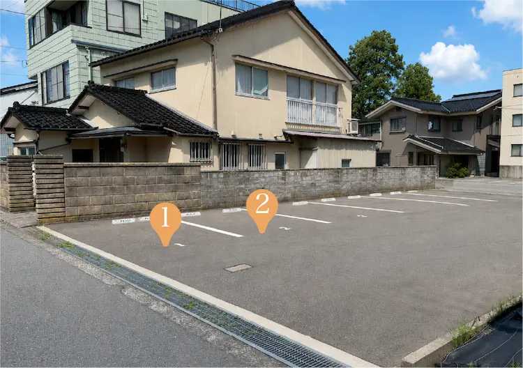 巻き爪矯正専門外来アルコットプラスの駐車場案内②