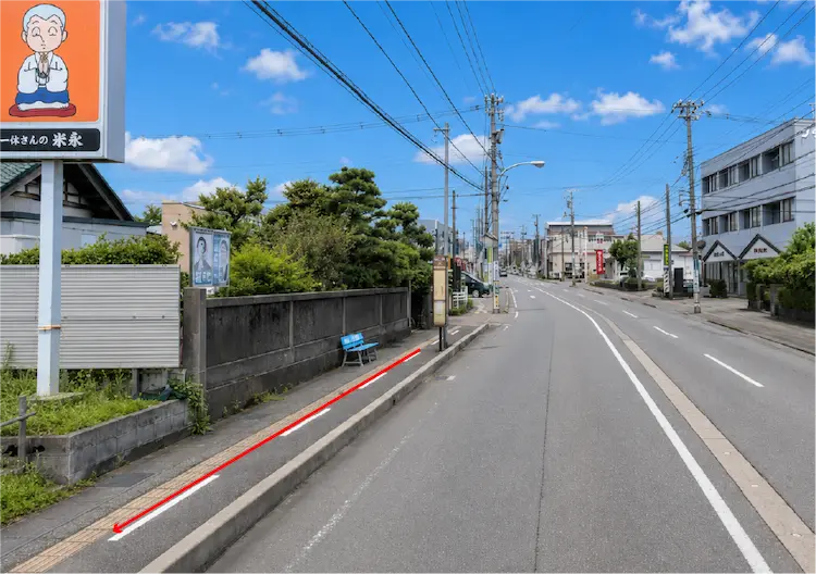 巻き爪矯正専門外来アルコットプラスへのアクセス（バス・金沢駅から）①