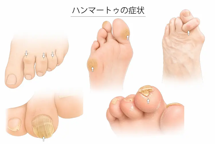 ハンマートゥの症状