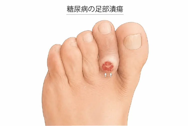 糖尿病の足部潰瘍