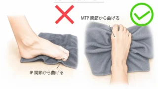 外反母趾の運動療法｜足指を使いやすくするトレーニング