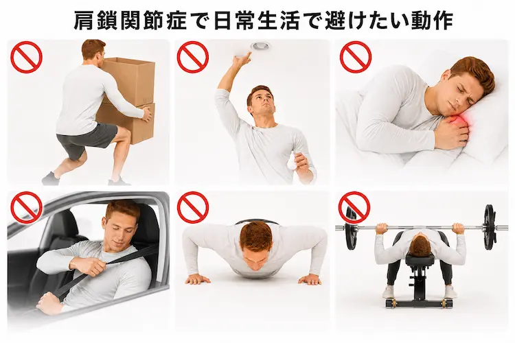 肩鎖関節症（痛みを引き起こす動作を減らす）