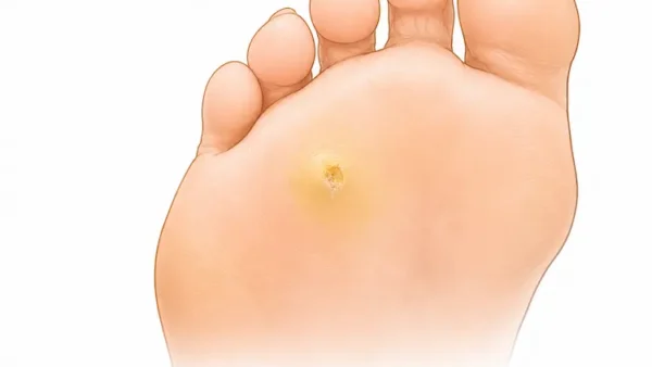 外反母趾に伴う胼胝とウオノメ