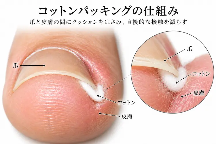 コットンパッキングの仕組み